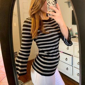 long sleeve striped shirt